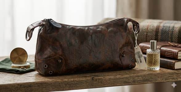 Brand New Motor Crack Shoulder Bag – Vintage Edge, Modern Function