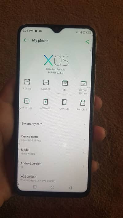 Infinix hot 11 play