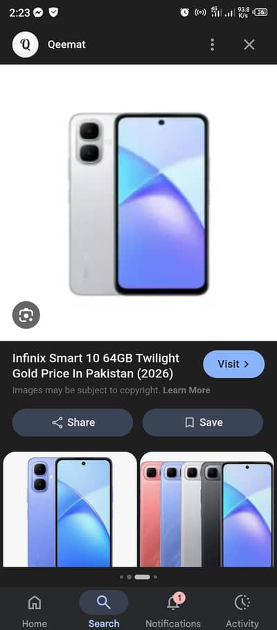 Infinix smart 10