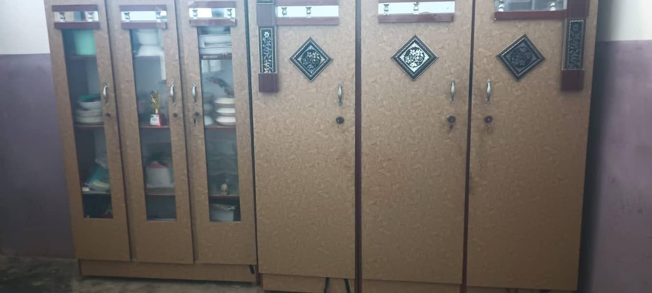 الماری ۔شوکیس۔سنگارمیز۔بیڈ فوم 1