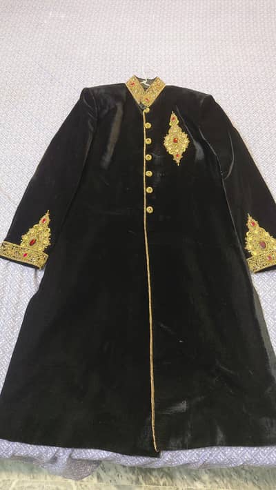Velvet Sherwani
