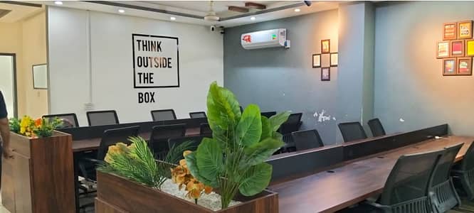 Area 2000 Square Feet Brand New Corporation Office Available For Rent In Maulana Shaukat Ali Road Faisal Town Lahore