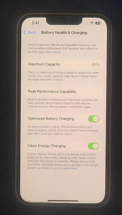 iPhone 13 256GB Non PTA | 89% Battery Health | 10/10 Condition