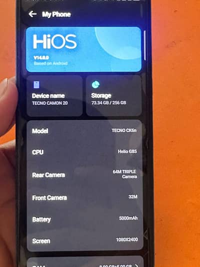 Tecno CAMON 20