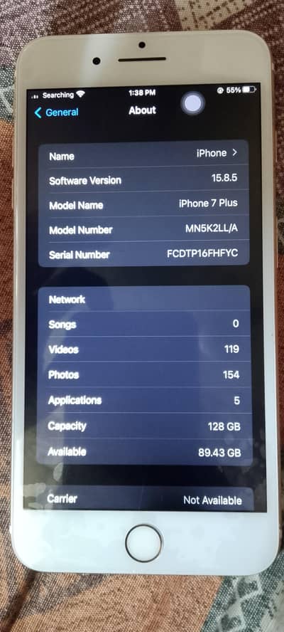 Apple iPhone 7 Plus 128 gb non pta