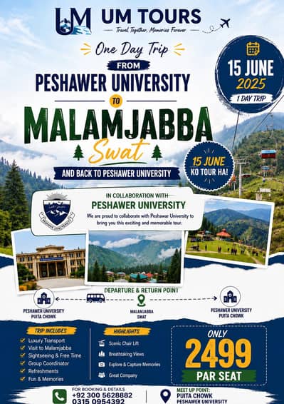 peshawer university to swat Tour