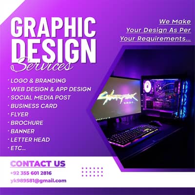 Expert Graphic Designing Services – Logo, Social Media, Web & Offset
