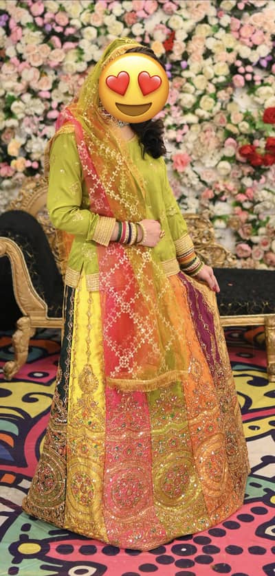 Mendhi Bridal Dress | Wedding Dress | Mendhi Lehnga| Mendhi Dress