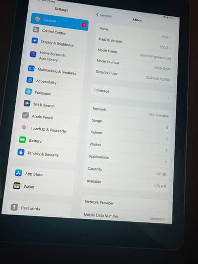 iPad 6th generation 32 gb