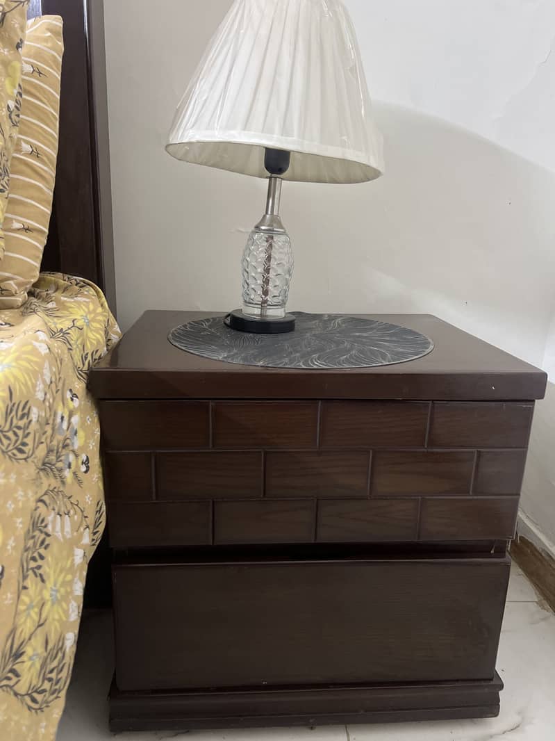 Bed and side table 0