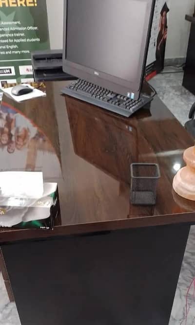new wooden tables
