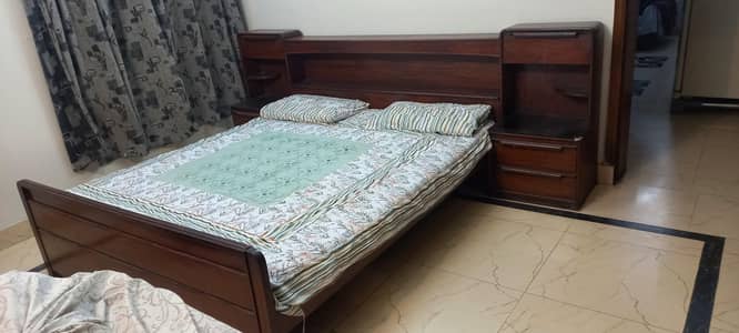 king size pure wood bed w/o foam