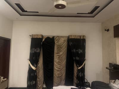 Curtains with Feston Blinds