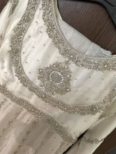 Elegant White Engagement/Nikkah/party Dress for Sale – Worn Once Only