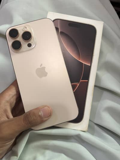 iPhone 16 Pro max 256GB jv Non PTA Genuine