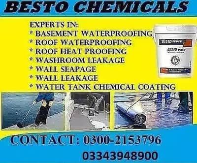 Besto Chemicals | Roof Waterproofing & Heat Proofing Karachi