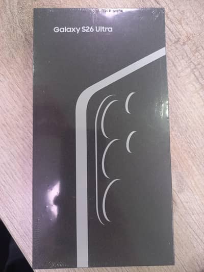 Samsung S26 ultra, Black color, Brand New Box Pack