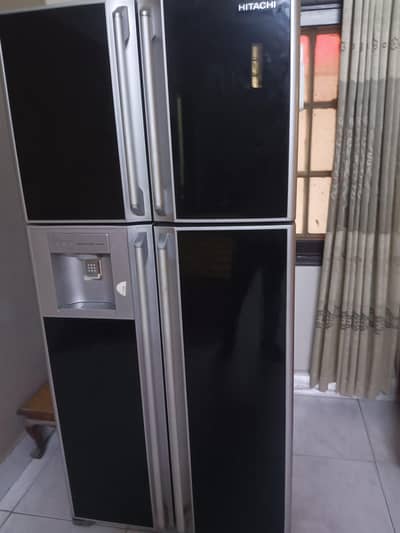 Hitachi fridge 4 door good condition