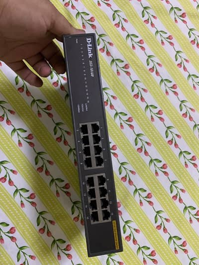 D-Link Ethernet Switch, 16 Port Gigabit Unmanaged Network Internet