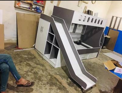 kids bed bunker bed