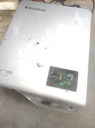 Ecostar IR-1290s 900watt inverter ups working condition single battery