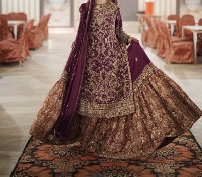 Wedding bridal dress lehnga all ok
