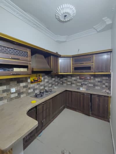 three bed dd second floor portion for rent in johar