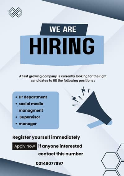 male and female both can apply