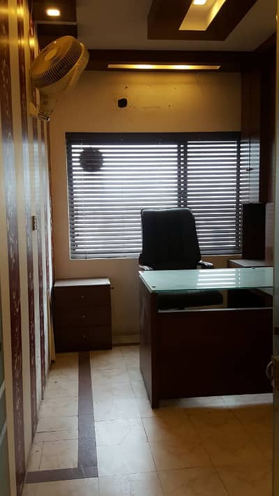 Fully Furnished Office Brand New Office Area 450 Square Feet Available For Rent In Main Boulevard Road Gulberg 3 Lahore
