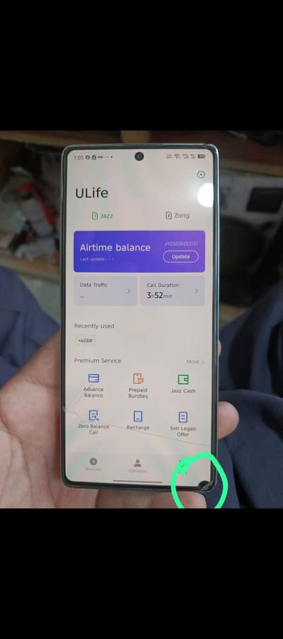 Infinix Note 40 only  Original Screen with minor dot