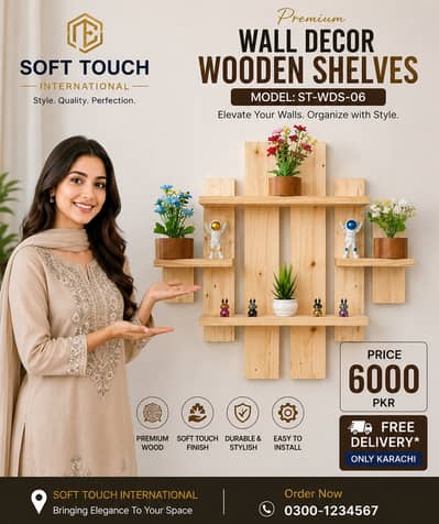 Wall shelves