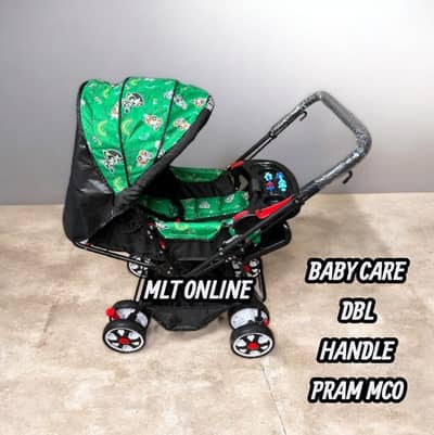 Kids Pram | Stroller | Baby pushing Walker | Car seater | carry cot