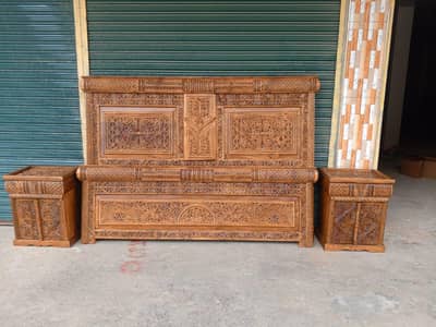 Wooden/beds/swti carving