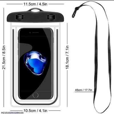 *Product Name*: Waterproof Phone Pouch with Lanyard for Rain & Dust P