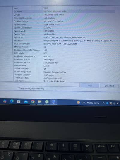 Lenovo ThinkPad L470 | Intel Core i5 7th Gen | 8GB RAM