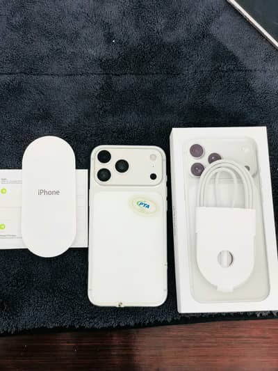iPhone 17pro max  pta approved 256gb all ok with box