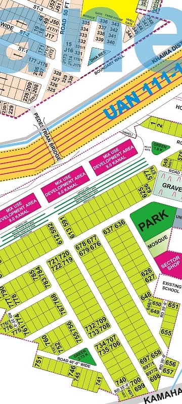 20 marla Hot Location possation plot available for sale in dha phase 5 M block