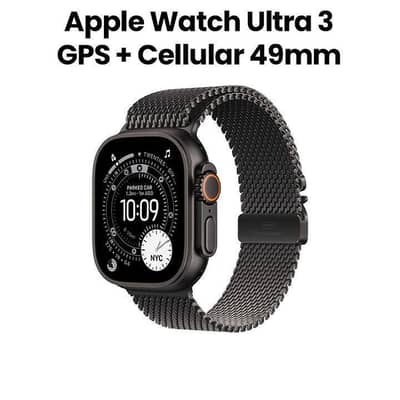 APPLE WATCH ULTRA 3 49MM BLACK TITANIUM