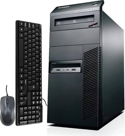 Lenovo PC keyboard +Mouse all cabel with 24 inch LCD dell