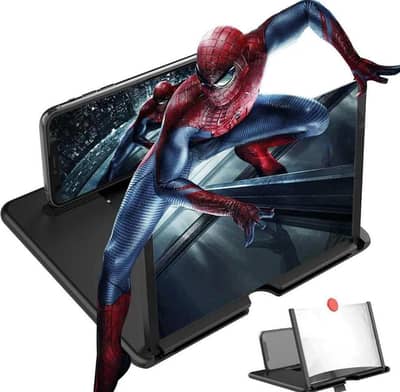  3D Mobile Screen Magnifier | HD Video Amplifier Stand
