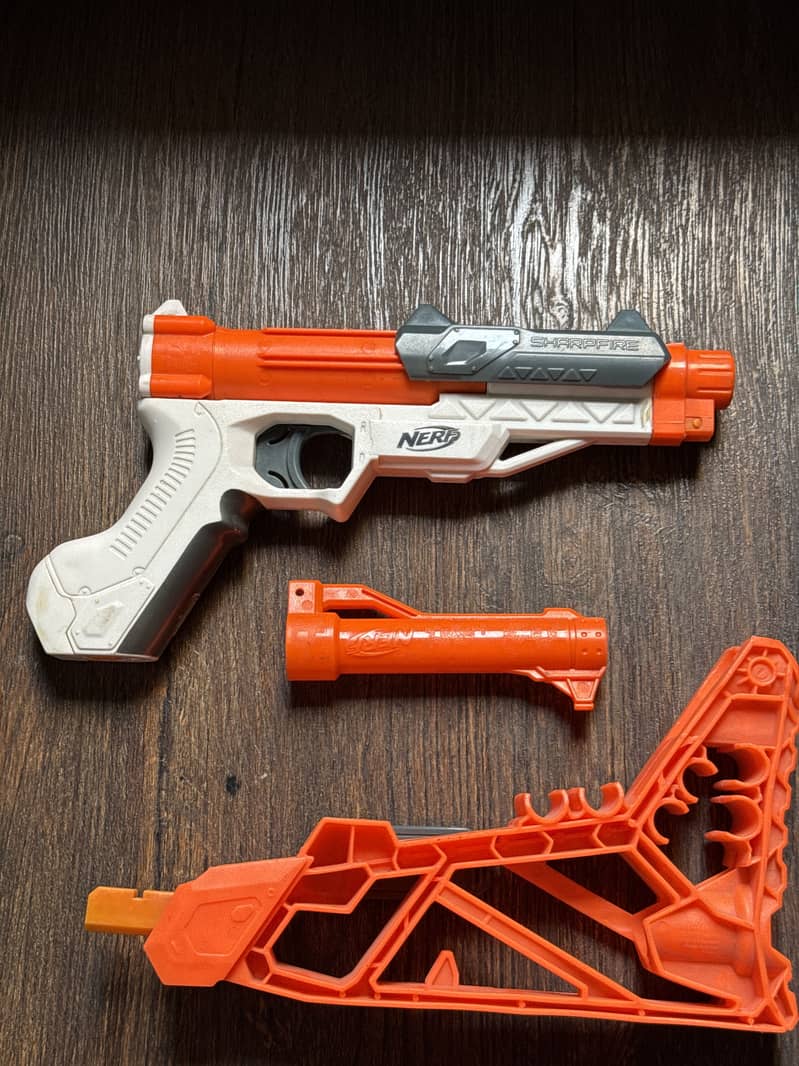 Nerf SharpFire blaster 2