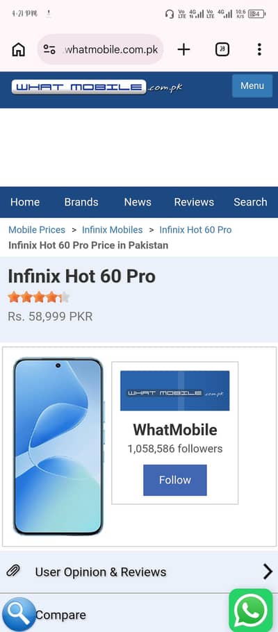 hot 60 pro 8/128