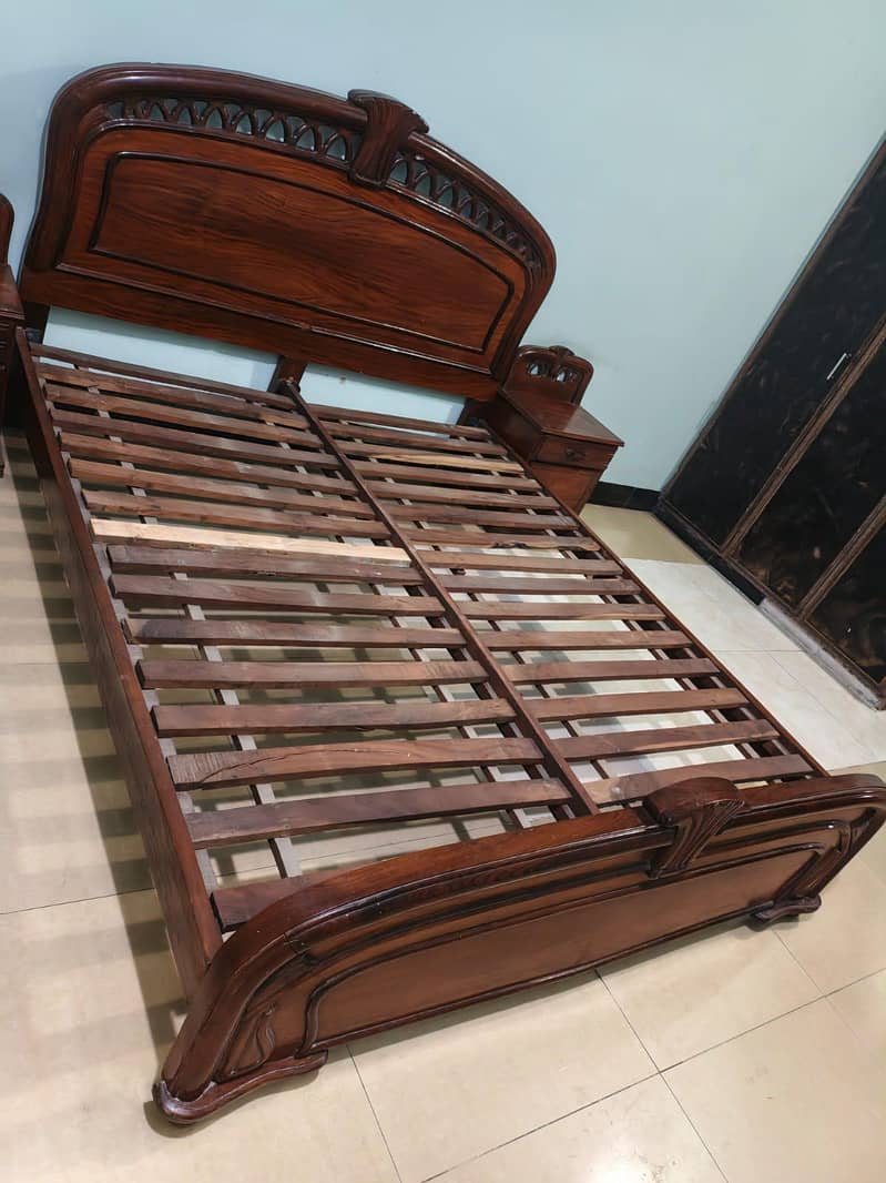 double bed with side tables 2