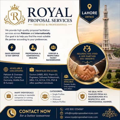 Premium Marriage Bureau Lahore | Doctors, Engineers & Professionals