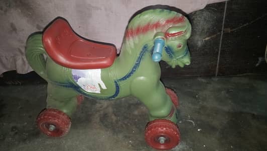 kids plastic horse