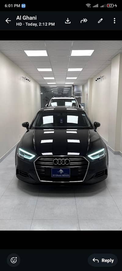 Audi A3 25TFSI 2018 model and 2018 Audi import mileage 49000.