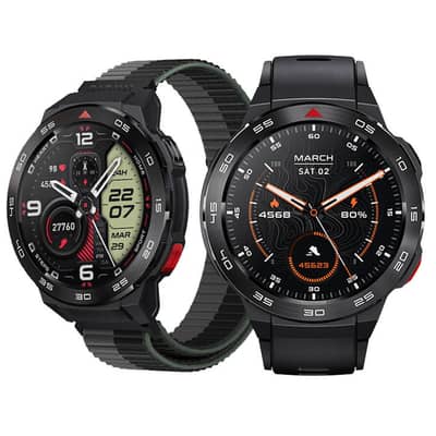 MIBRO GS PRO Smartwatch with 1.43" AMOLED Display & AOD.