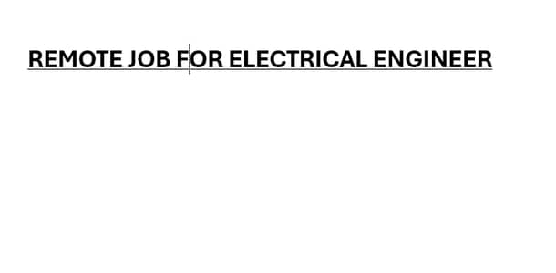 Electrical Engineer