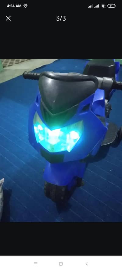kids electric bike double battery all ok