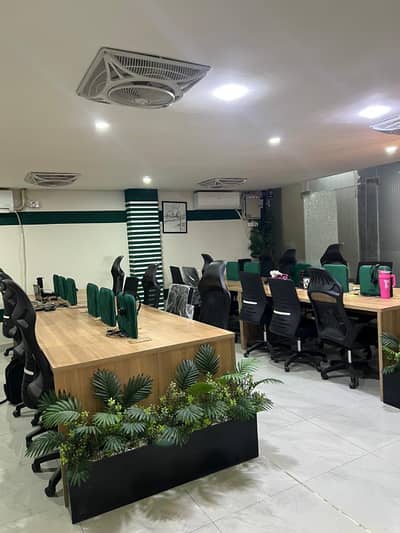 Fully Furnished Office For Rent On Muree Road 55 Seats